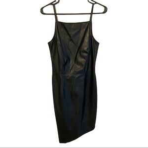 Vintage Lori Ann Vegan  Leather Dress